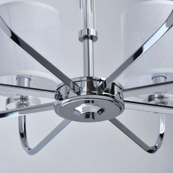 Люстра подвесная хрустальная Chiaro Палермо, 8 ламп E14, 480Вт, площадь освещения до 24м²