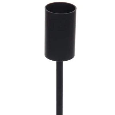 Подсвечники «IDEAL» 22 /27/32 см (набор 3 шт), Черный