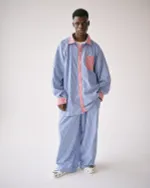 Брюки One Two Baggy синие / красные