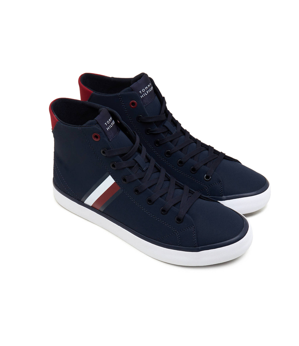 Кроссовки TH HI VULC STRIPES MESH Tommy Hilfiger - темно-синий(FM0FM04948)
