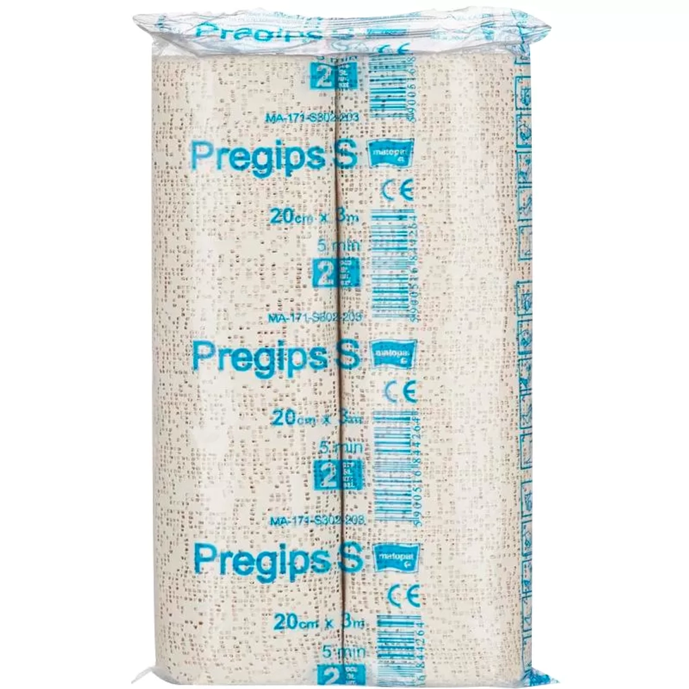 Бинт гипсовый PREGIPS 20х300 см S ВОМ 2 шт