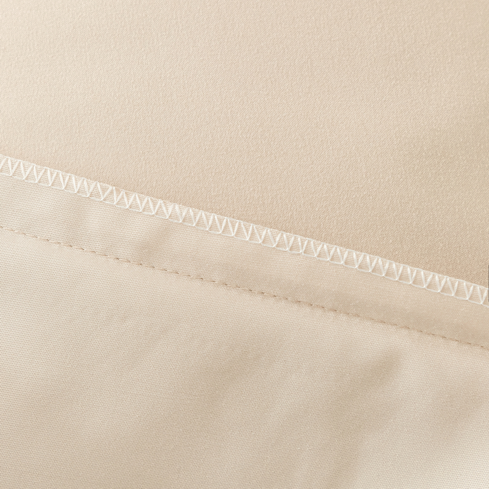 Комплект постельного белья Однотонный Сатин Вышивка на резинке CHR034