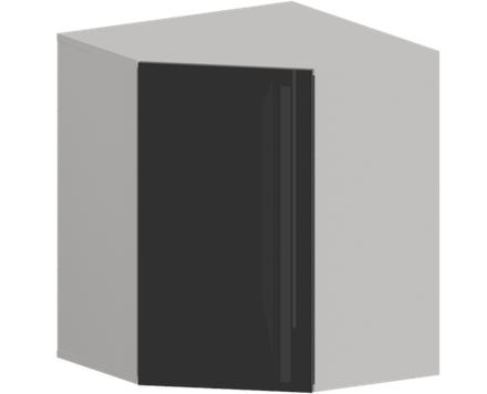 Кухня Модуль ШВУ 590 Графит / Графит Глянец