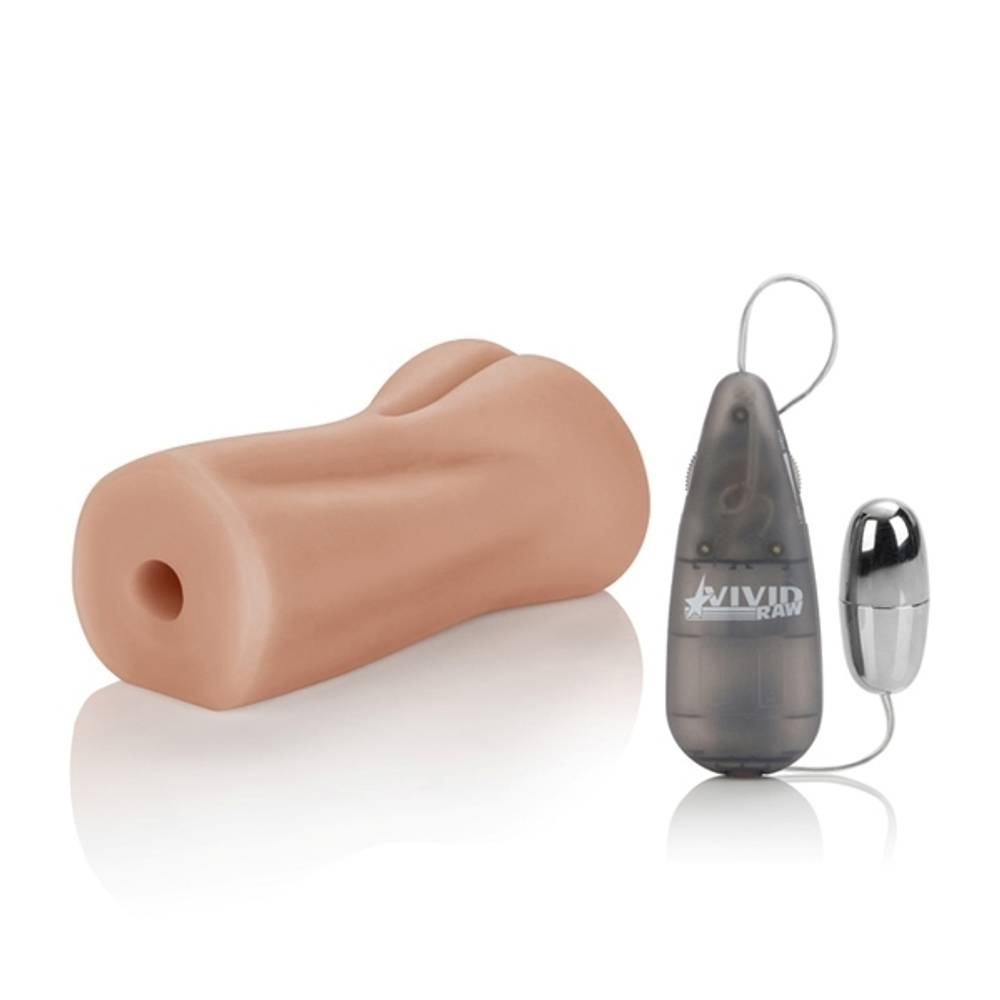 Мастурбатор-анус VIVID RAW ASS BANGER с вибрацией (Цвет: телесный)