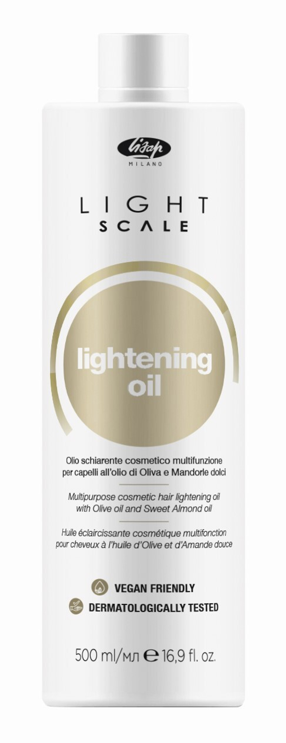 Многофункциональное безаммиачное осветляющее масло для волос - LIGHT SCALE LIGHTENING OIL 500 мл