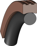A307-050 Поршневое уплотнение вращения 50-42,5-3,2