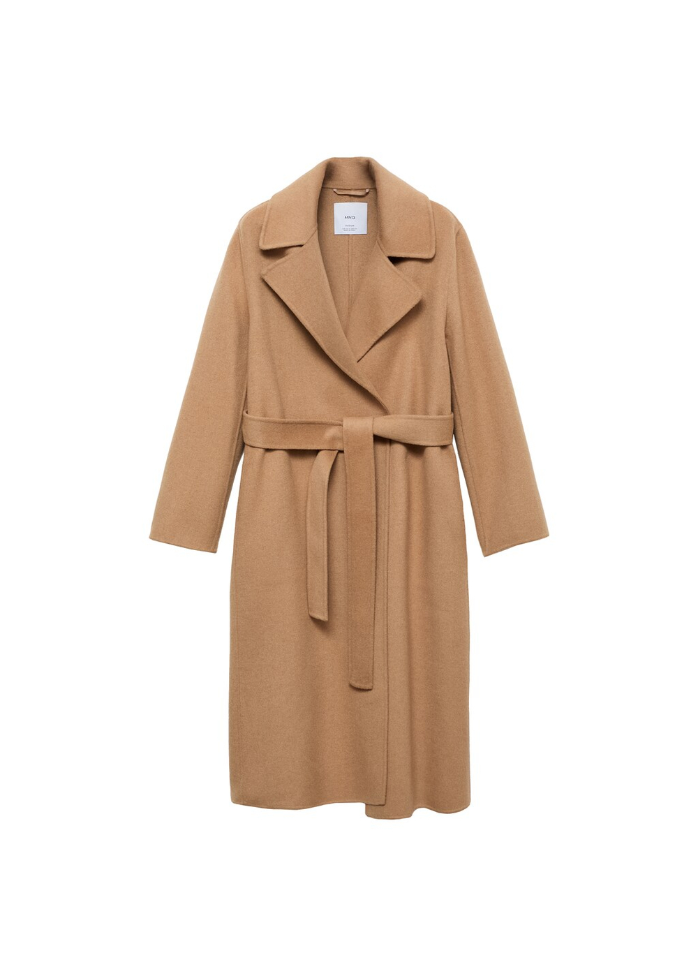 Пальто ручной работы с поясом