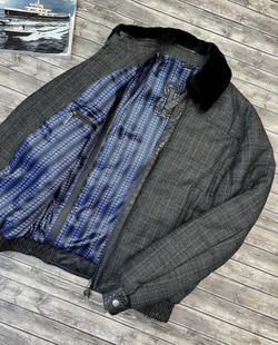 Куртка Stefano Ricci со вставками из кожи крокодила