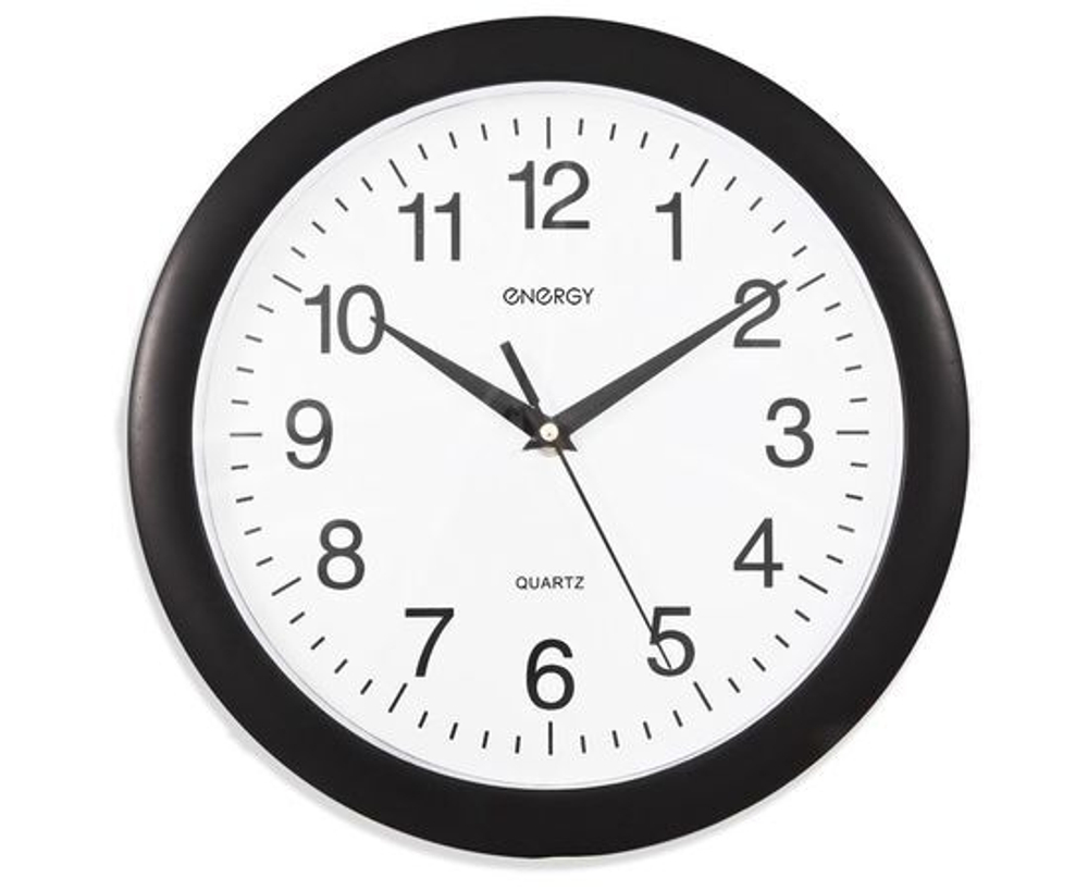 Часы настенные Energy EC-02, 27,5*3,8см (круглые) плавный ход, пластик, АА*1шт нет в компл