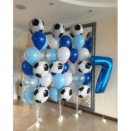 Сет из шаров «Три Футболиста»