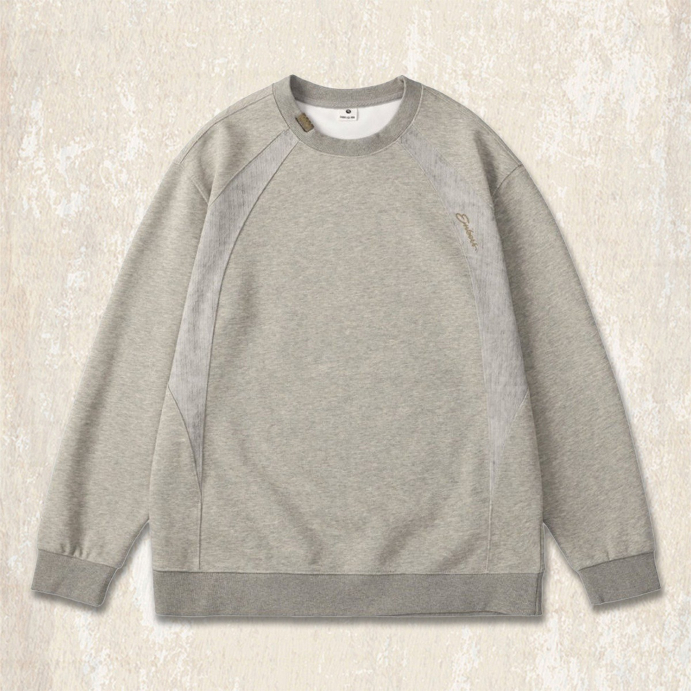 Футболка с вставками и рукавами в тон