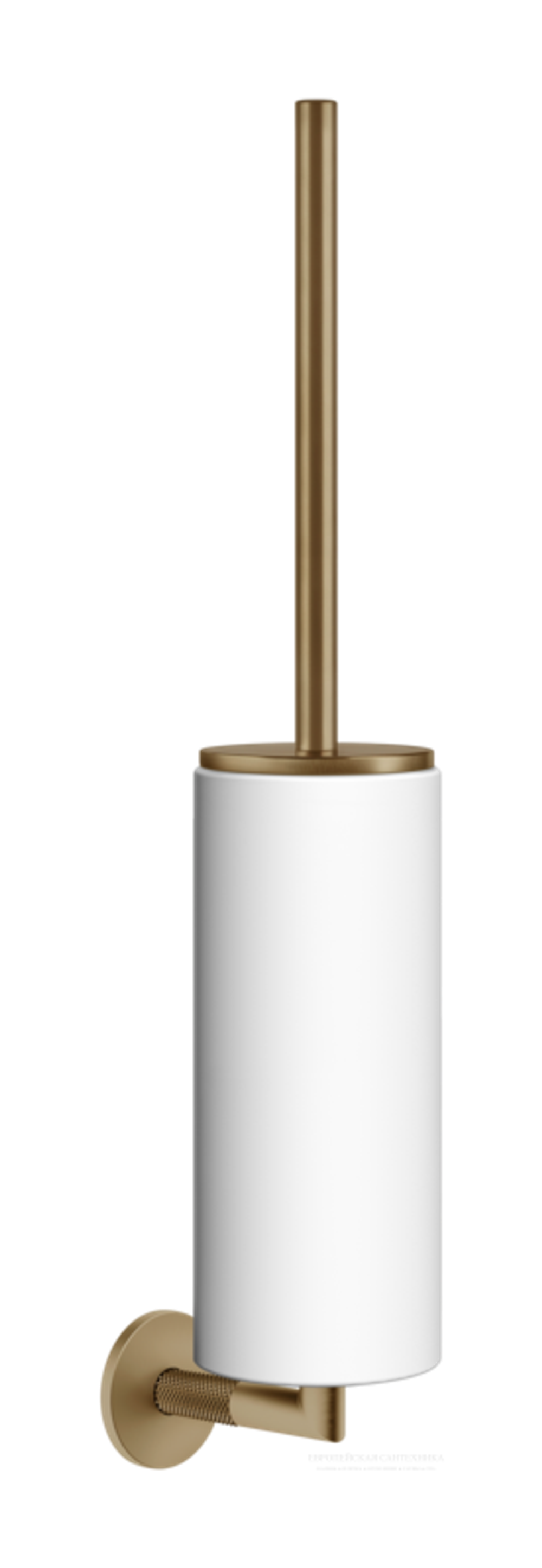 Ёршик Gessi Anello, настенный, цвет White/Warm Bronze Brushed PVD