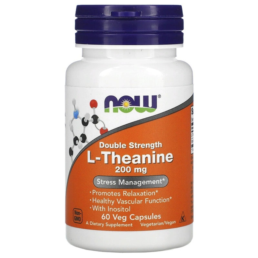 NOW Theanine 200 мг. (60 капс.) [M]