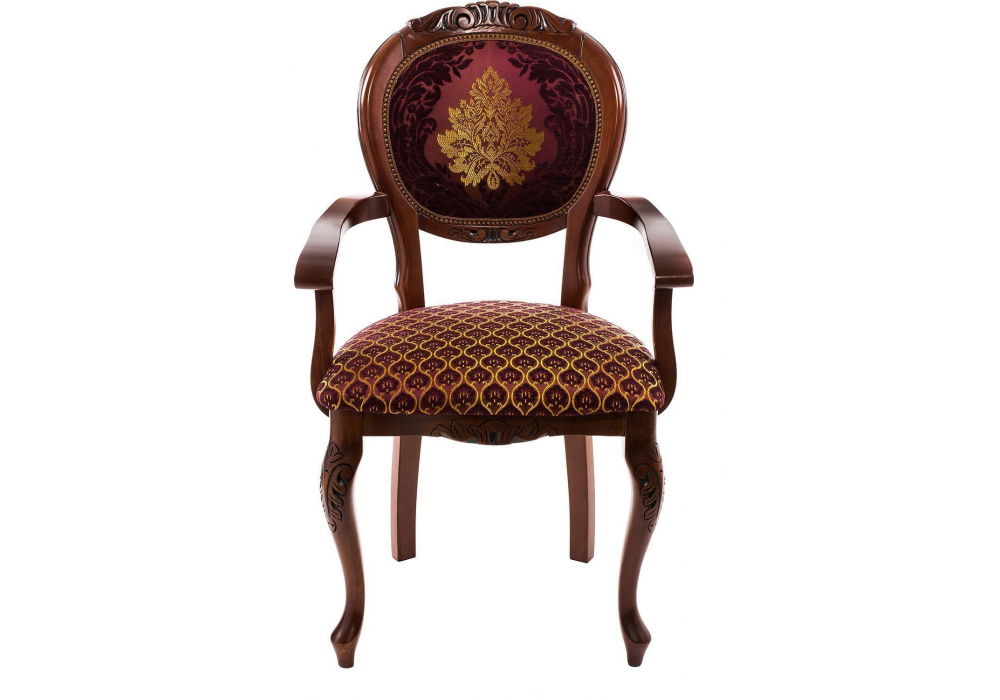 Стул деревянный Woodville Adriano 2 вишня с патиной