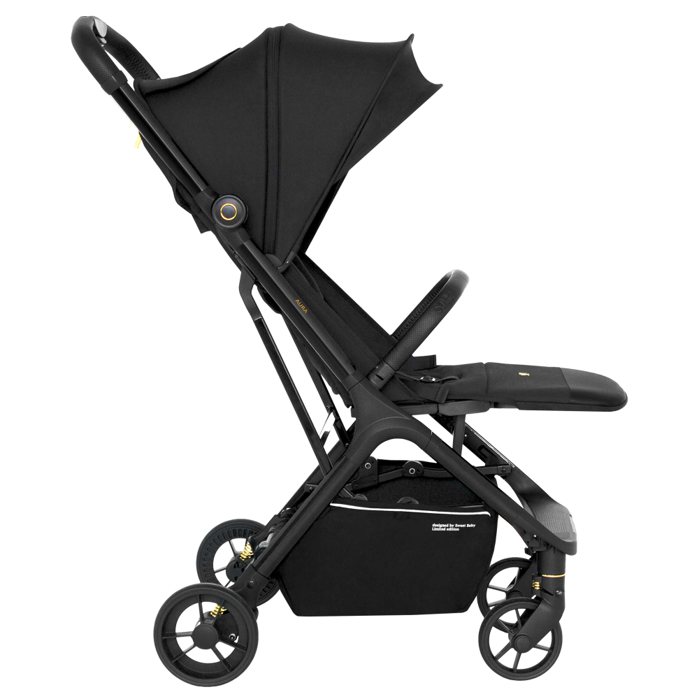 Прогулочная коляска Sweet Baby Aura Black
