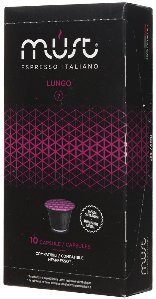 Кофе в капсулах Must Lungo, 10 шт