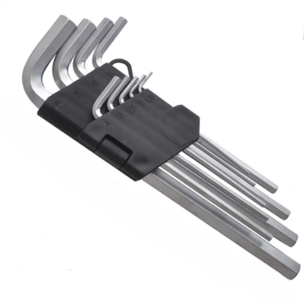 1940-3 Ключ-шестигранник набор маленький 9 предметов