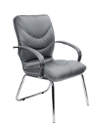 Кресло для посетителей Лидс хром D