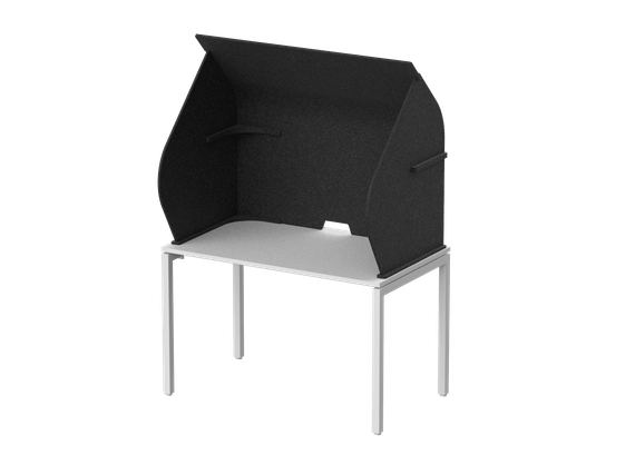 Кабина-капсула с фигурными боковыми стенками 158х61х140