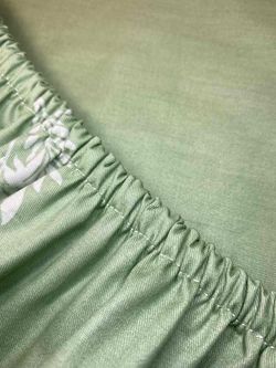 Постельное белье сатин Milky Garden "Marigny/Marigny (компаньон)" евро Наволочка 50х70 см 2 шт Простынь на резинке 180x200 см Пододеяльник 200x215 см