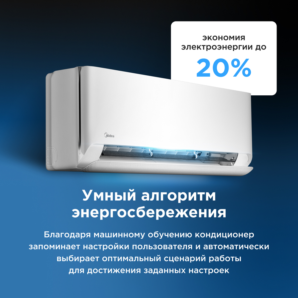 Настенная сплит-система Midea Breezeless E MSFE-09N8D6-I/MSFE-09N8D6-O