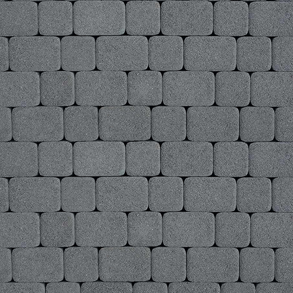 Тротуарная плитка КЛАССИКО - Гранит Серый, комплект из 3 видов плит