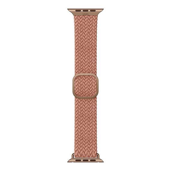 Ремешок Uniq Aspen Strap Braided для Apple Watch 42/44/45 мм (44MM-ASPPNK) розовый