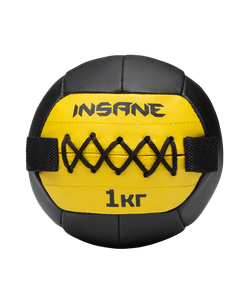 Медбол IN24-WB200, 1 кг, желтый