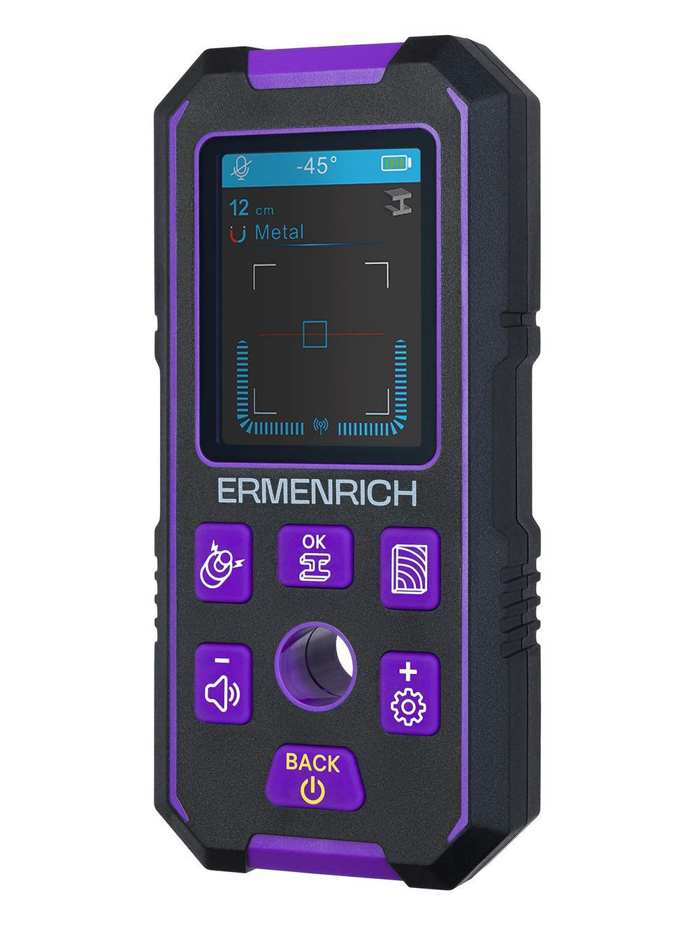 Детектор скрытой проводки Ermenrich Ping SM70