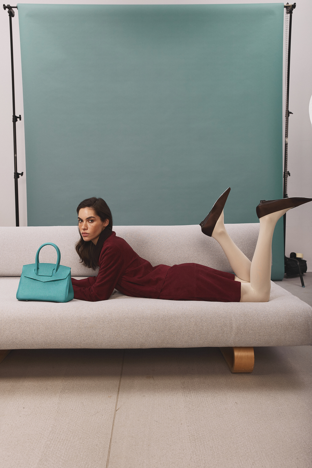 Сумка JECKY S NEW цвета бирюзы