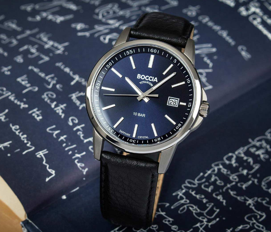 Мужские часы немецкого бренда Boccia модель 3633-01 Boccia Titanium