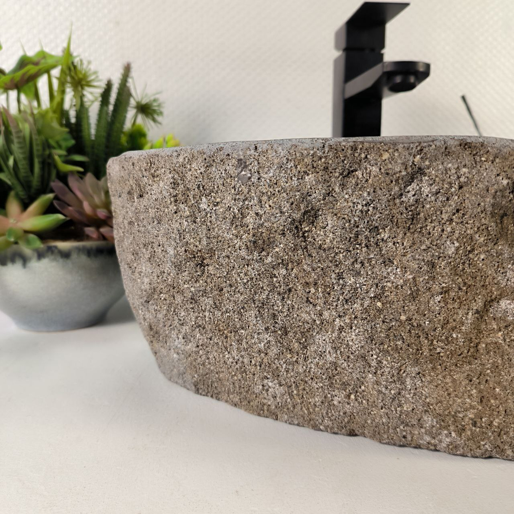 Раковина из речного камня RS-65206 45*32*15 0856