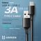 Кабель Ugreen US287 USB-A 2.0 - USB-C Cable Nickel Plating 1.5 м (60117) Black