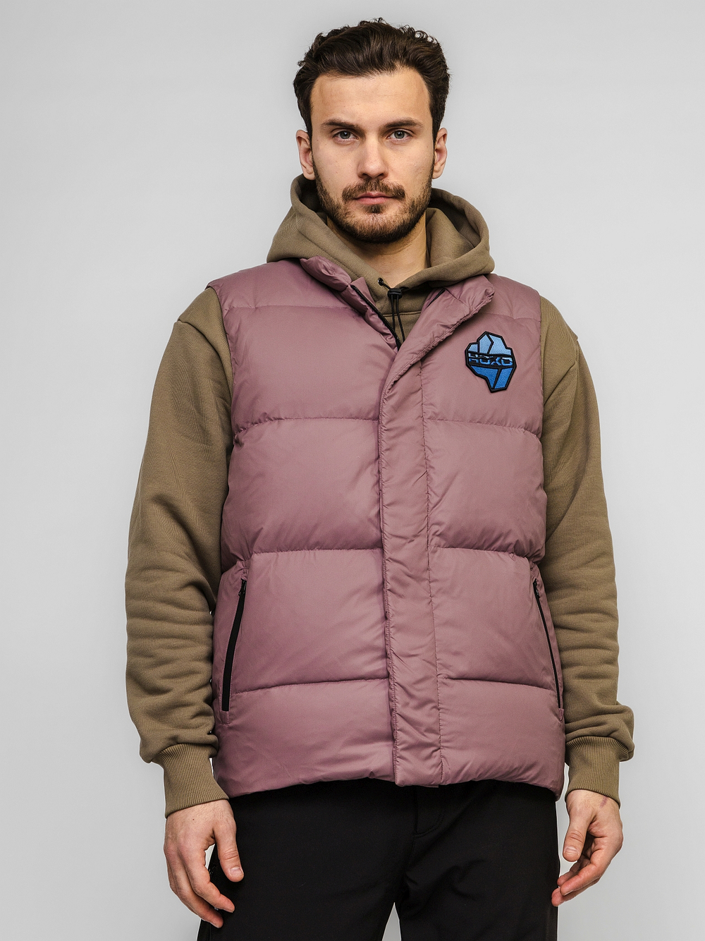 Жилет "НОХО" утеплённый, унисекс, цвет "Лиловая дымка"