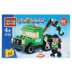 Конструктор пластмассовый 66эл. Спецтехника "Эвакуатор" 5133-KK (Город мастеров)