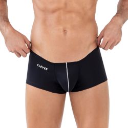 Мужские трусы хипсы черные Clever MENTE LATIN BOXER 161611