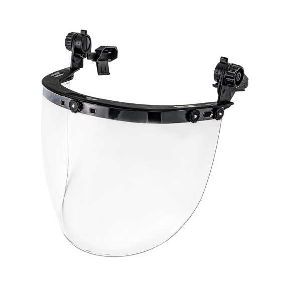 Щиток защитный лицевой утолщенный РОСОМЗ КБТ Сфера ВИЗИОН TITAN с креплением на каску, арт. 04537