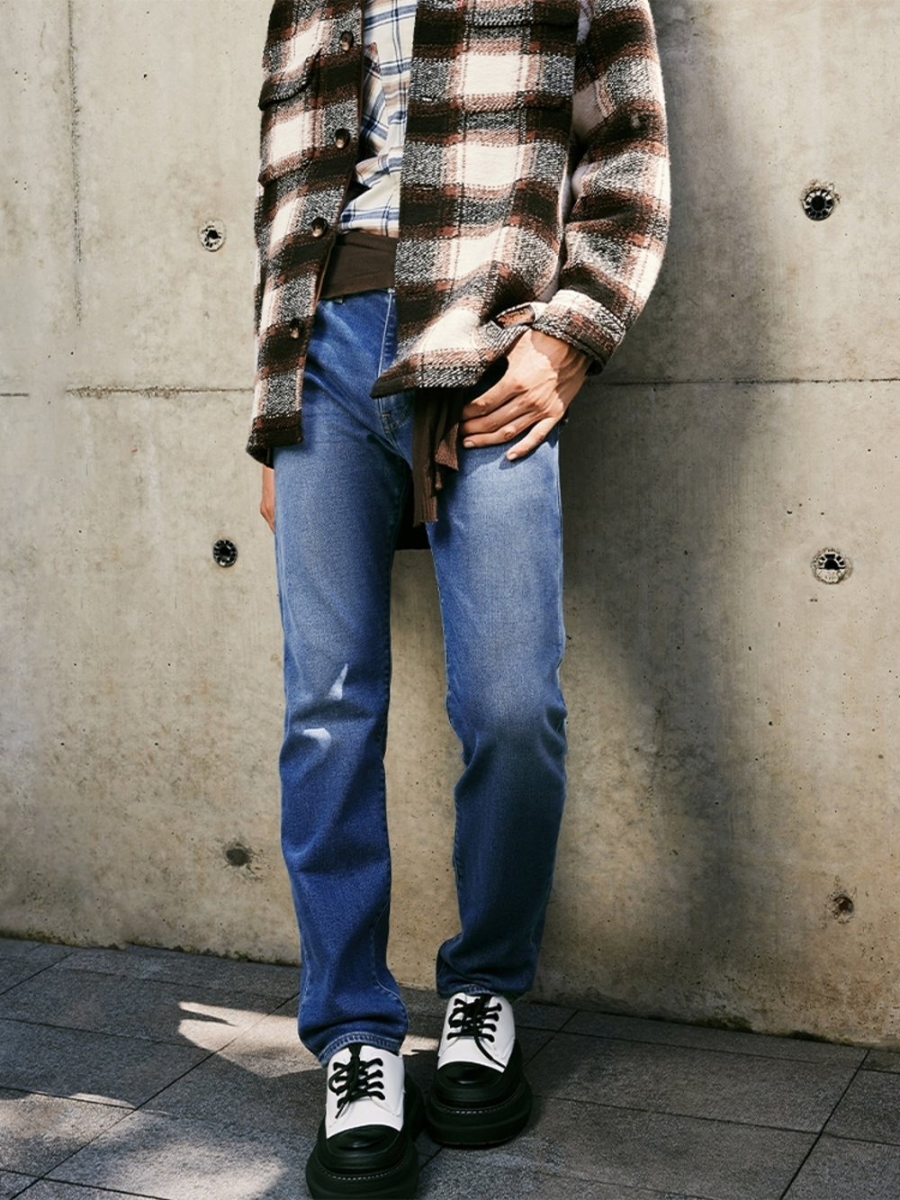 Мужские классические джинсы Levi's 502 Taper 29507-1587, Утепленные