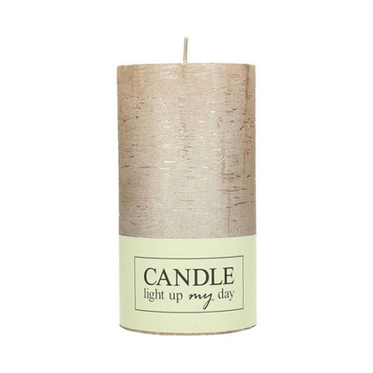 Свеча золотистая 13 см