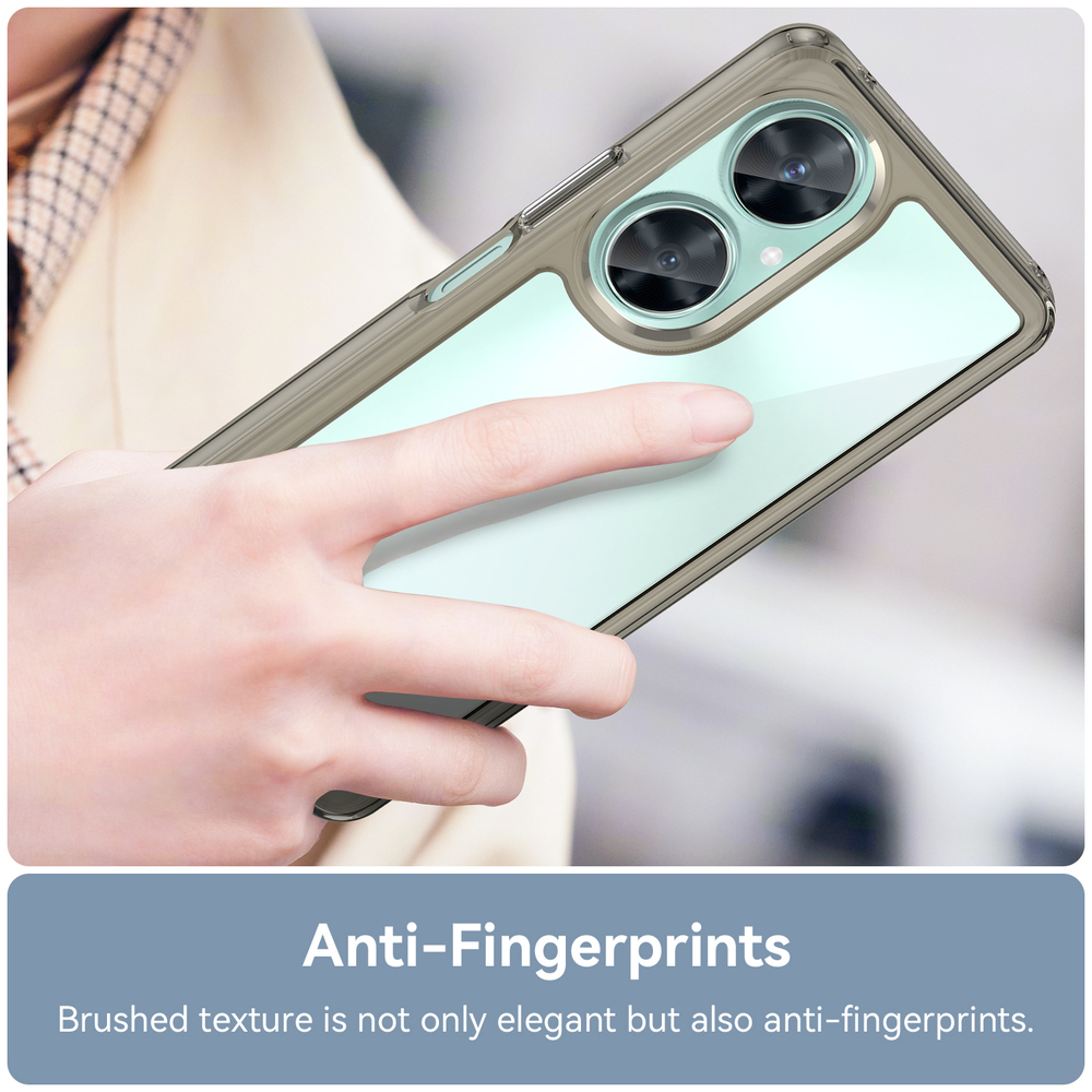 Чехол c усиленными боковыми рамками серого цвета для Huawei Nova 11i