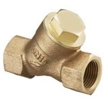 Фильтр сетчатый двойной Oventrop 1/2" 250 мкм Ду 15 бронзовый [1121004]