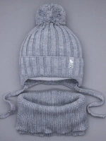 Шапка для девочек осенняя и снуд