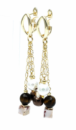 91003703 Серьги Selena Pearls