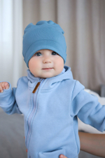 Шапочка синяя