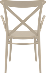 Кресло пластиковое Siesta Contract Cross XL, бежевый