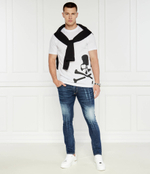 Кожаные кроссовки hexagon Philipp Plein - белый(MSC3981 PLE005N)