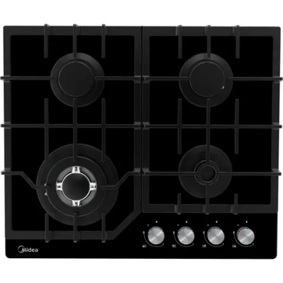 Газовая варочная панель Midea MG643TGB черная