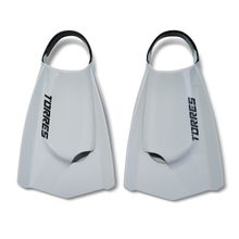 Ласты для бассейна профессиональные TORRES F03, SWF032403GR, р.EU 42-43 (L), серо-черный
