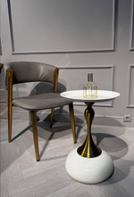 Стул обеденный Ist Casa Аманда, бежевый, золотой