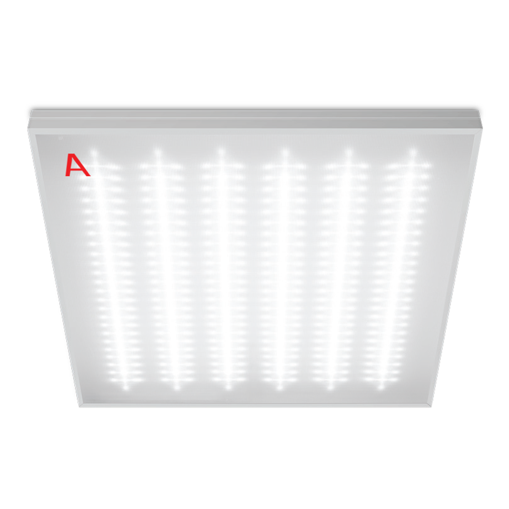 Светильник ОФИС ДВО01-052 с БАП EM3 54Вт 6500К IP40 Микропризма 6500лм 595х595х40мм WOLTA PRO